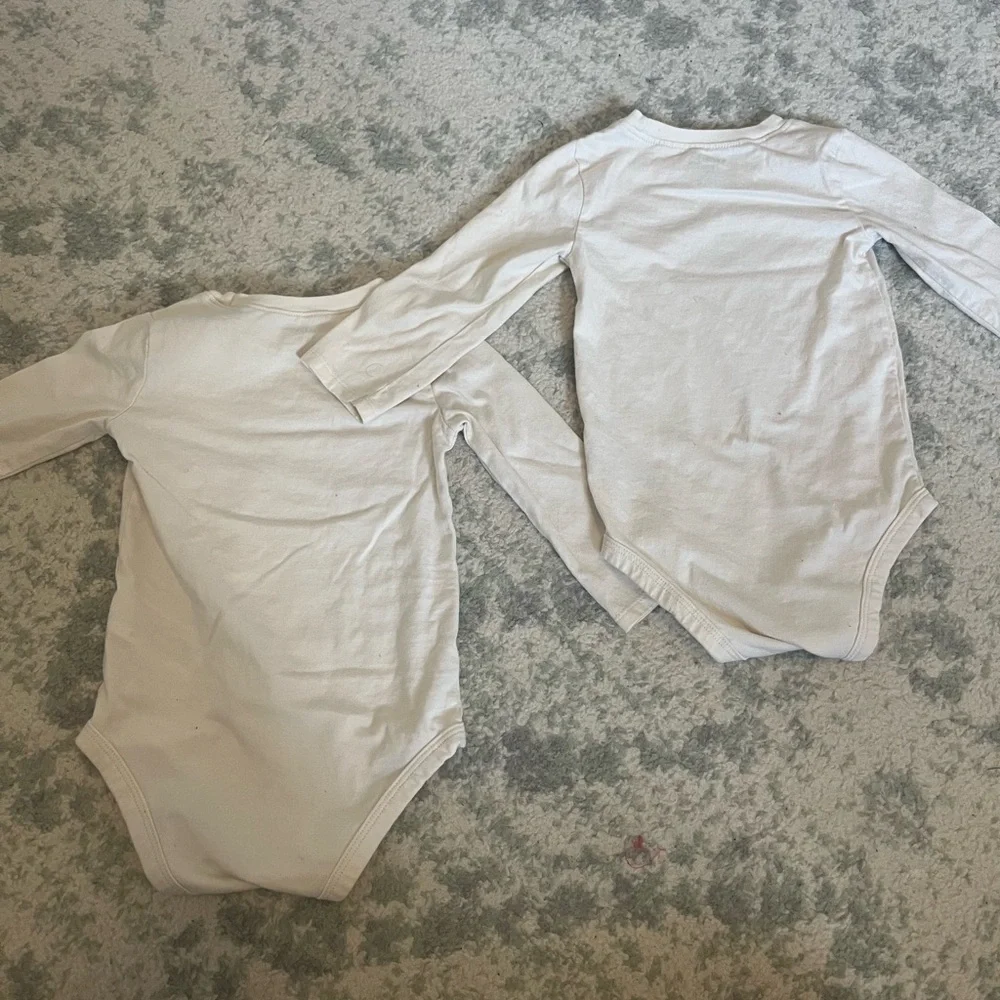 Carters Set of 2 Better Together Bodysuit Long-Sleeve Cousins Twins Friends
